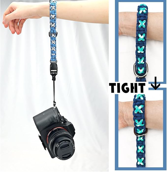 VICHUNHO Camera Wrist Strap, Secure & Adjustable DSLR Camera Hand Strap - Image 5
