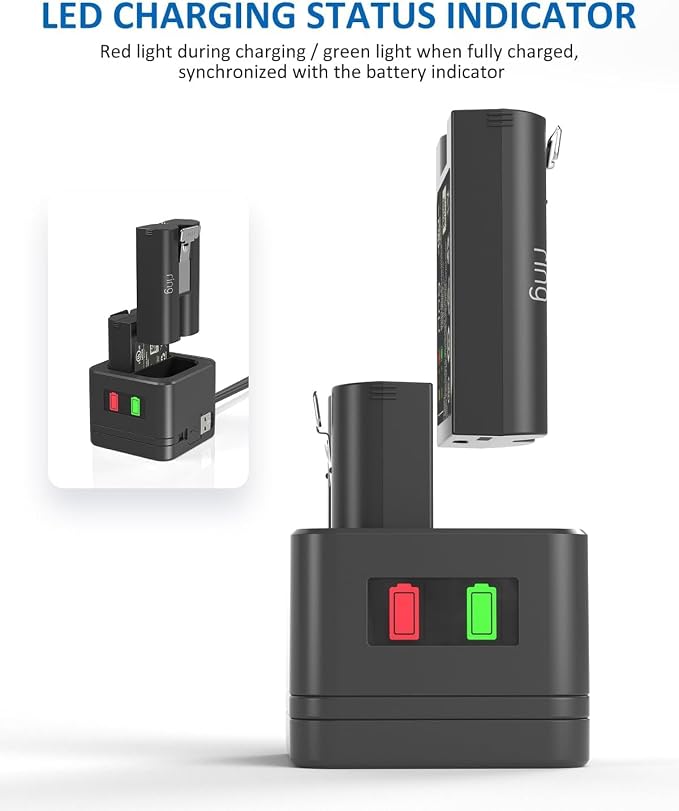 Charger Station for Ring Battery, Charger Dock for Replacement Battery - Image 6