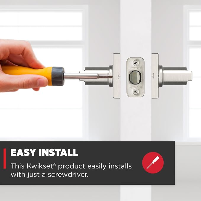 Kwikset Casey Interior Passage Door Handle, Lever - Image 4