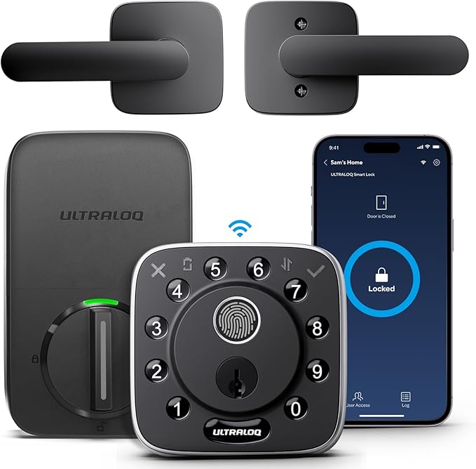 ULTRALOQ Bolt Fingerprint WiFi Smart Locks by ULTRALOQ