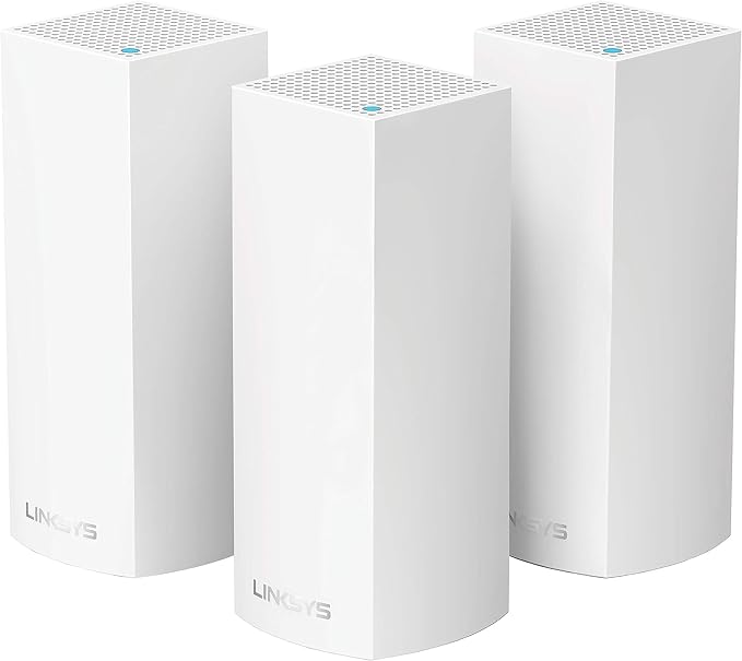 Linksys WHW0301 Velop Intelligent Mesh WiFi Router System: AC2200 Tri-Band by Amazon+Renewed