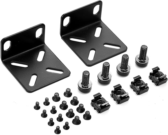Rack Mount Kit for 17.3 inch Switches, Adjustable Rack Ears for Buffalo Tech by PhyinLan