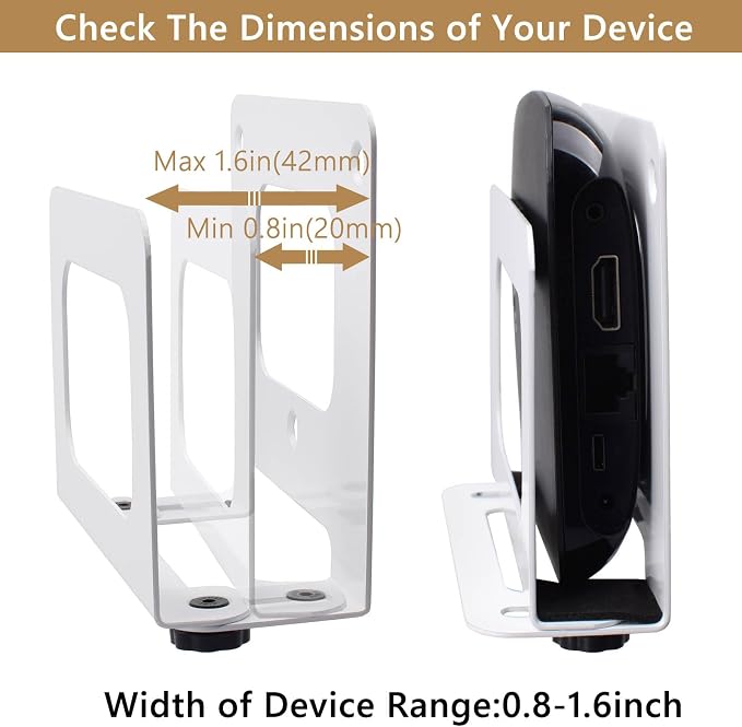Cable Box Mount Adjustable Small Wall Mount Holder - Image 5
