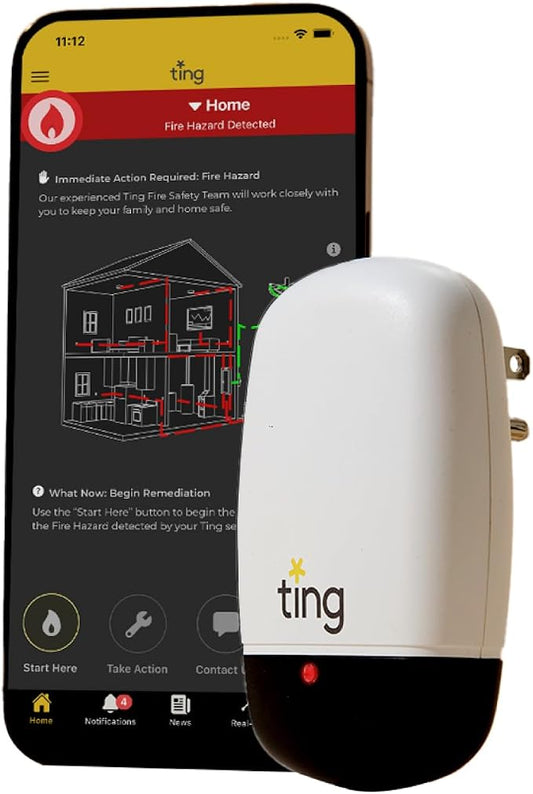 Ting Fire Electrical Fire Prevention Sensor & Service by Ting