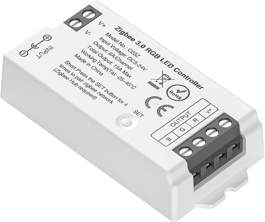BTF-LIGHTING Tuya Zigbee 3.0 C03Z LED Controller Support RGB 4 pin PWM FCOB COB by BTF-LIGHTING