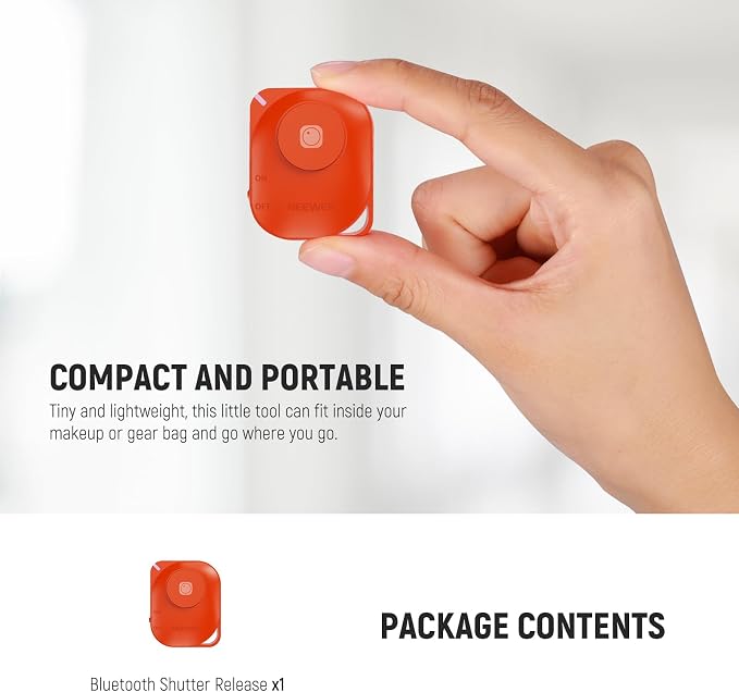 NEEWER RT116 Wireless Bluetooth Remote Camera Shutter Release Control Compatible - Image 7