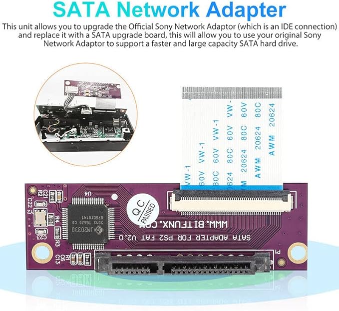 SATA 2.5 Upgrade Adapter for Sony PlayStation 2 IDE Hard Drive Network Adaptors - Image 2