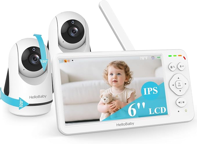 HelloBaby 6” Video Baby Monitor by HelloBaby