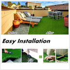 Fas Home Artificial Grass Turf 14FTx76FT, 1.38" Pile Height Realistic Synthetic - Image 5