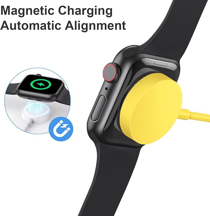 Fast Charger for Apple Watch Charger, Magnetic iWatch Charger to USB A Cable - Image 6