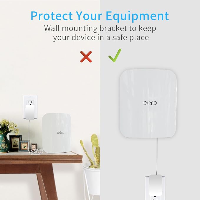 Wall Mount Holder for eero Max 7, No Messy Wires, Space Saving, Wall Stand - Image 4