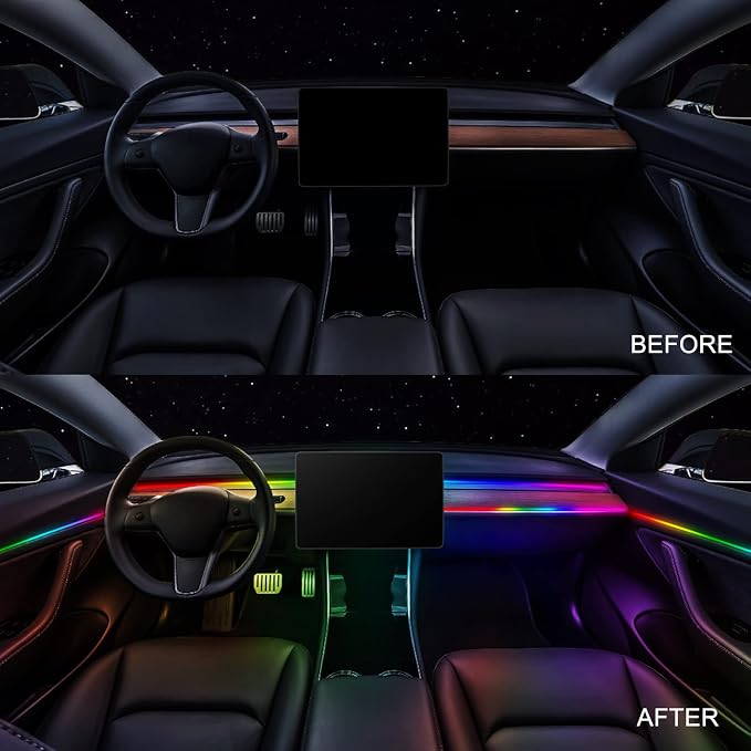 Dreamcolor Acrylic Interior Car LED Strip Light 43-inch, which fit - Image 4
