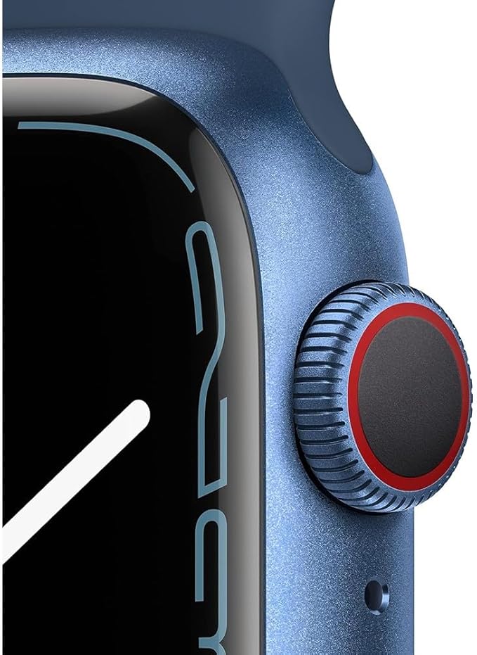 Apple Watch Series 7 Blue Aluminum Case - Image 3