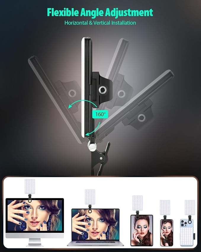 60 LED Portable Selfie Light Video Conference Lighting - Image 3