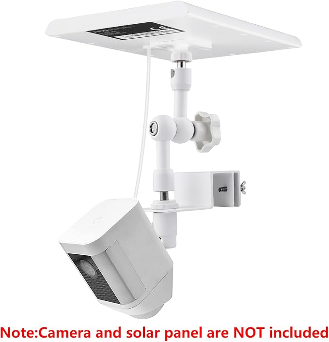 2-in-1 Gutter Mount for Solar Panel, Stick Up Cam Battery, Spotlight Cam and - Image 4
