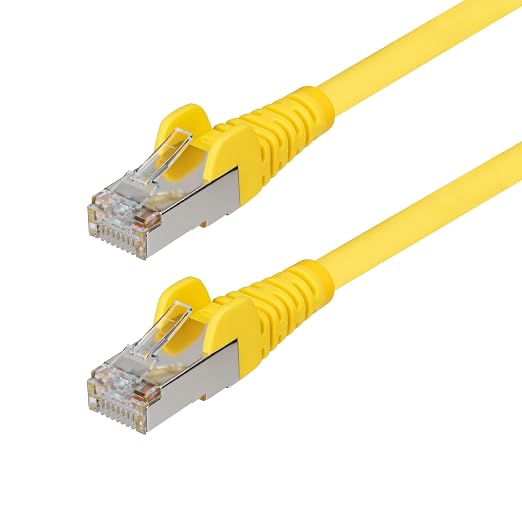StarTech.com 5ft Yellow CAT6a Ethernet Cable, Snagless RJ45, 100W PoE++ by StarTech