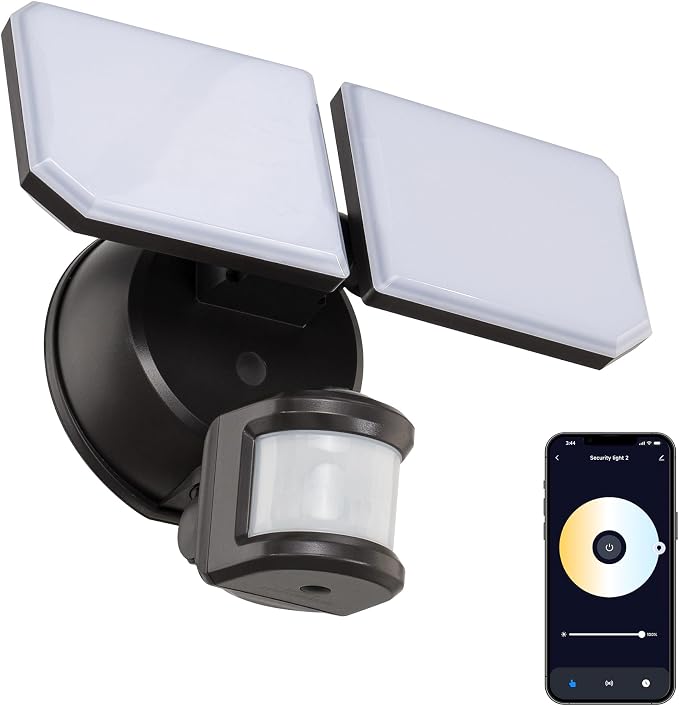 Guardian SMART Flood and Security Wall Light by EastGroveHome