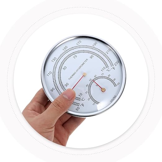 Sauna Thermometer and Hygrometer Indoor Temperature and Humidity Monitor - Image 6