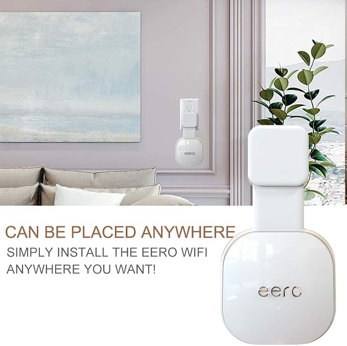 Tizomi Outlet Wall Mount Only for eero 6 & 6+ mesh Wi-Fi System, No Messy Wires - Image 6