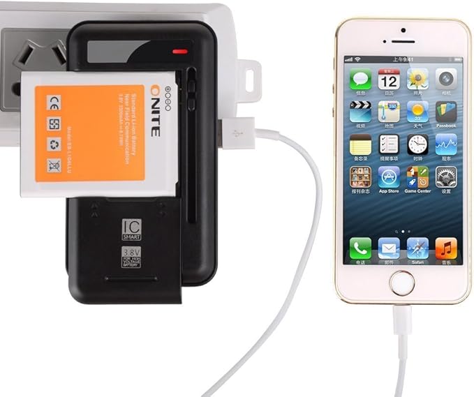 Onite Universal Cellphone Removeable Battery Charger, Extra 5V USB Output Port - Image 4