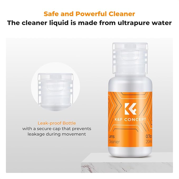 K&F CONCEPT 12mm Micro Four-Thirds 4/3 Sensor Cleaning Swab*10 + 20ml Sensor - Image 6
