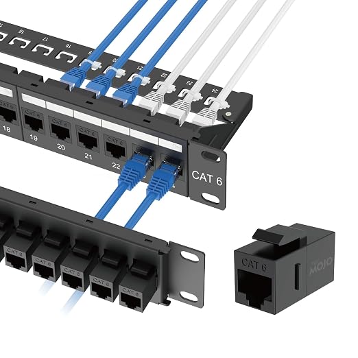 Tecmojo UL Listed 24-Port Cat6 UTP Patch Panel by Tecmojo
