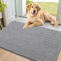 Smiry Dog Door Mat for Muddy Paws 34x21, Absorbent Low-Profile Doormats by Smiry
