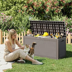 KAMABOKO Outdoor Storage Box, 70 Gallon Deck Box Outdoor Waterproof - Image 6