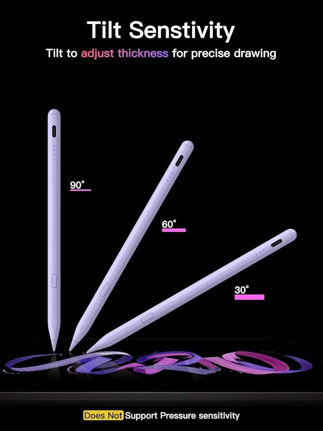 KEEPRO Stylus Pen for iPad 2018-2026, USB-C Fast Charging Pencil, Pixel-Perfect - Image 7