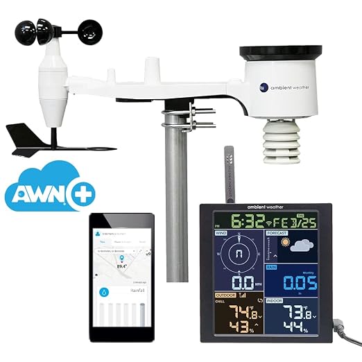 Ambient Weather WS-1965 WiFi Weather Station w/Remote Monitoring and Ambient - Image 2