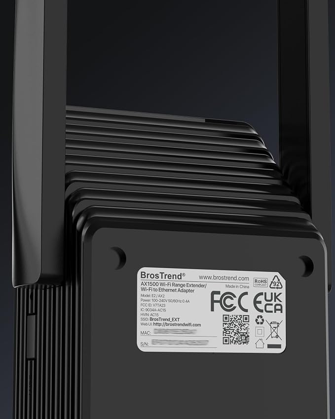BrosTrend WiFi 6 Extender AX1500 WiFi Booster - Image 7