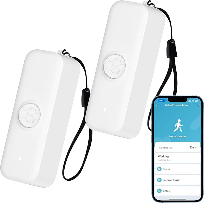 Smart Motion Sensor, WiFi PIR Motion Sensor by QXMH