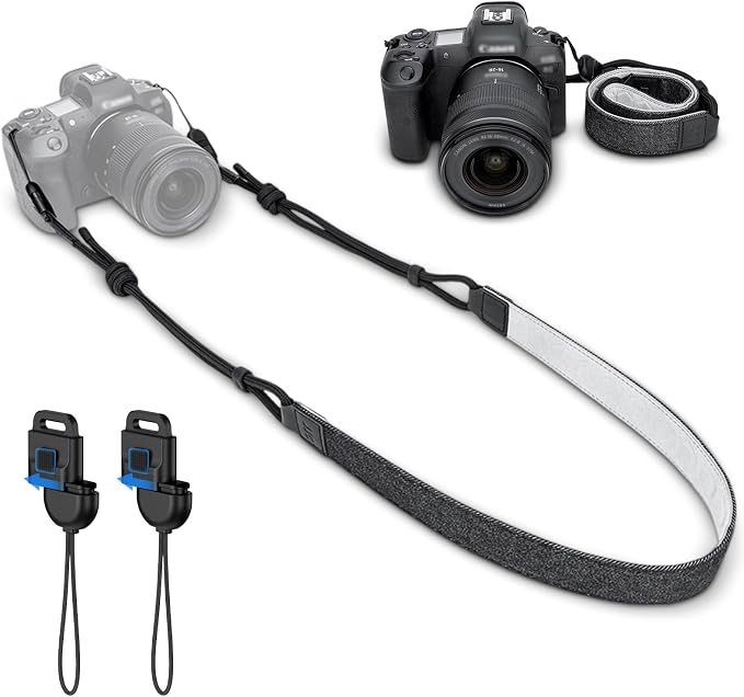 Minimalist Denim lifestyle Camera Shoulder Neck Strap by JJC