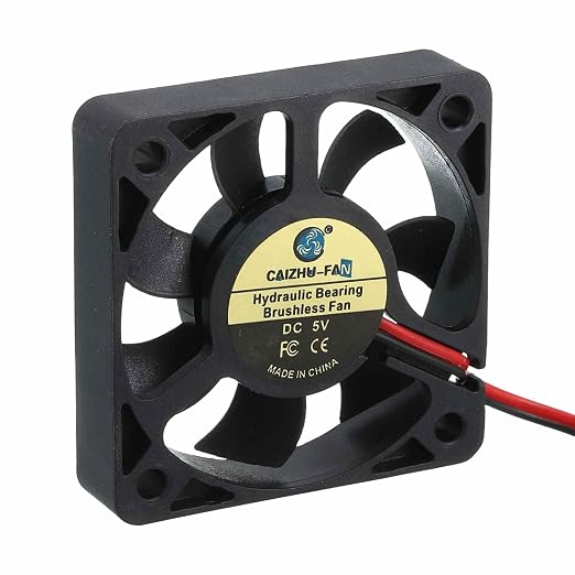 MECCANIXITY 5010 Fan 50mm x 10mm 2 Inch 5V Small Plastic Cooling Fan 2 Pin by MECCANIXITY