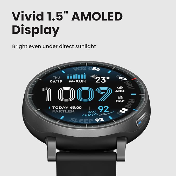 Amazfit Active Max Smart Watch 1.5" AMOLED Display, 25-Day Battery, Offline Maps - Image 2