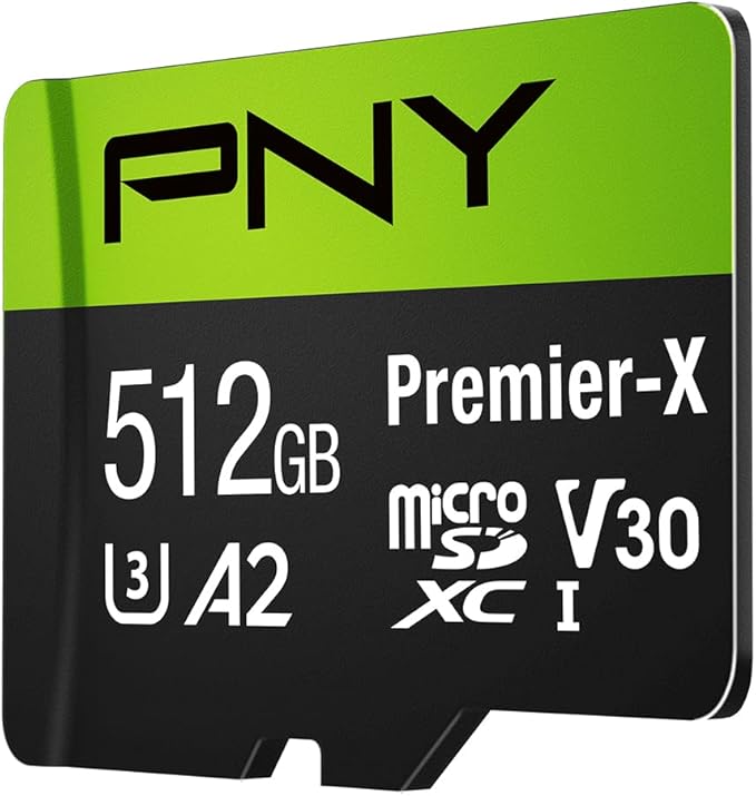 PNY P-SDU512V32100PX-GE 512GB Premier-X Class 10 U3 V30 microSDXC Flash Memory - Image 2