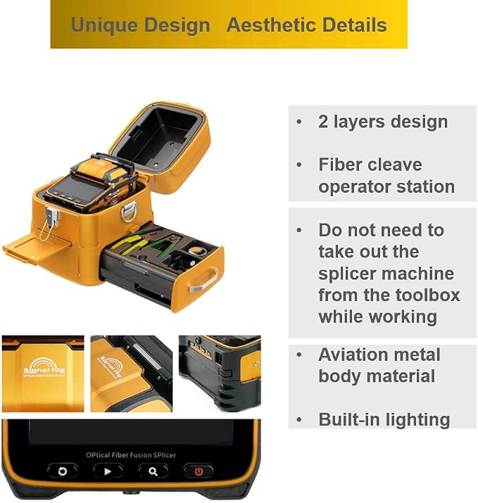 Fusion Splicer Fiber Optic AI-9 Optical Fiber Splicer Fiber Optic Splicing - Image 7
