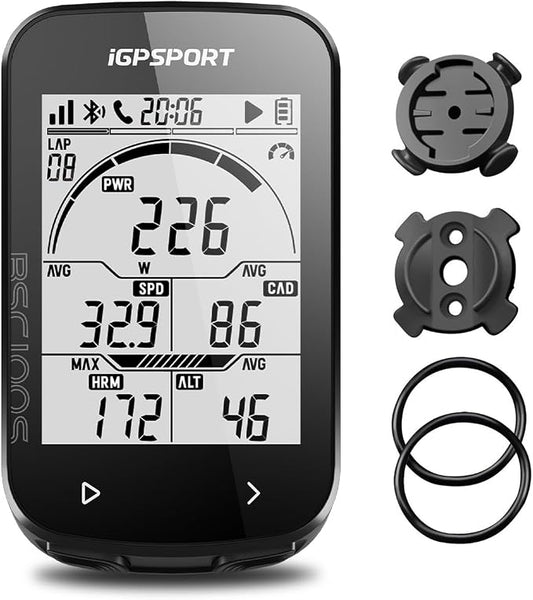 iGPSPORT BSC100S GPS Bike Computer Wireless, 2.6'' LCD Display 40H Rechargeable by iGPSPORT