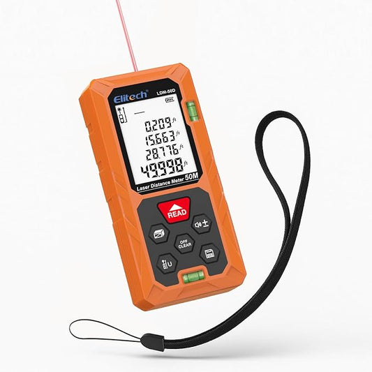 Elitech Laser Measuring Tool 165ft by Elitech