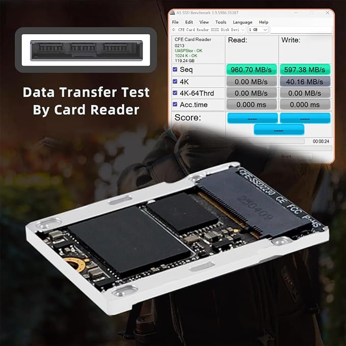 Type-B CFexpress to NVME 2230 Memory Card Kit Case CFE CFB NGFF M-Key Adapter - Image 7