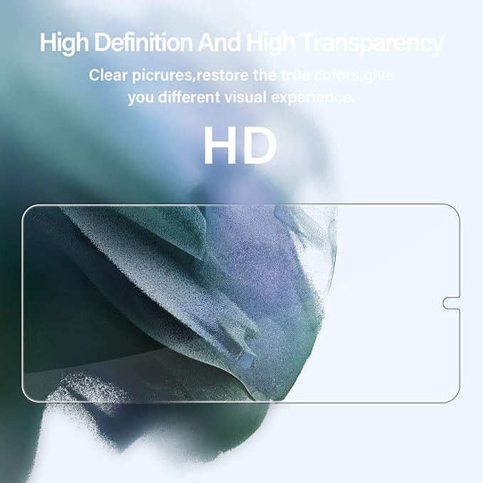 Galaxy S21 Tempered Glass Screen Protector + Camera Lens Protector Clear HD - Image 6