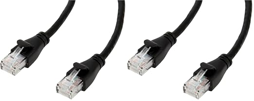 Amazon Basics RJ45 Cat-6 Ethernet Patch Internet Cable, 1Gbps Transfer Speed by AmazonBasics
