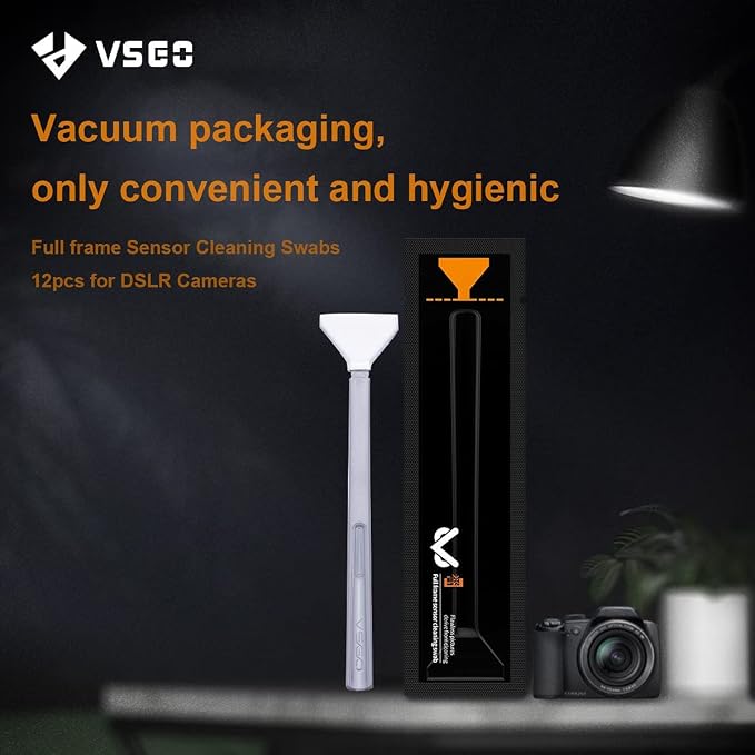 VSGO 24pcs Full-Frame Camera Sensor Cleaning Kit, Sensor Cleaning Swabs - Image 7