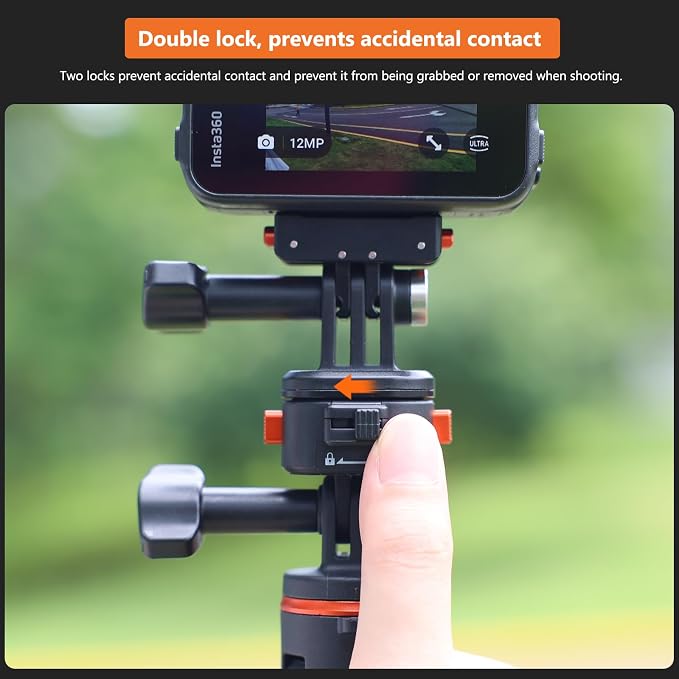 VRIG Claw Mini Magnetic Tripod Mount Adapter, Quick-Release Action Camera - Image 5