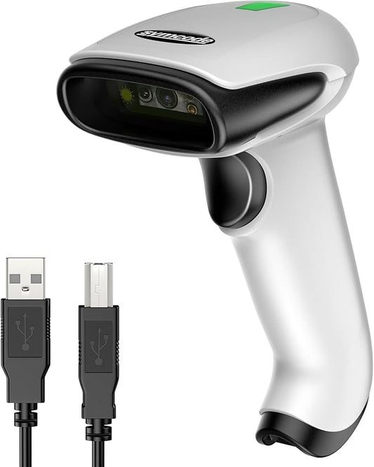 Symcode Bluetooth 2D Barcode Scanner 3-in-1 Wireless & USB Wired & Bluetooth by ProfessionalBarcodeScanner