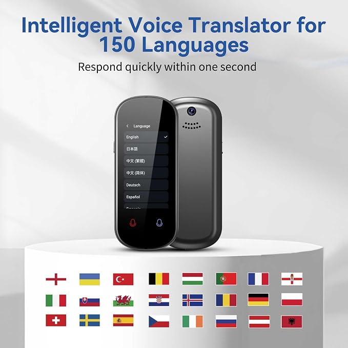 Language Translator Device, 150 Language Real-Time Voice Translator Upgraded - Image 3