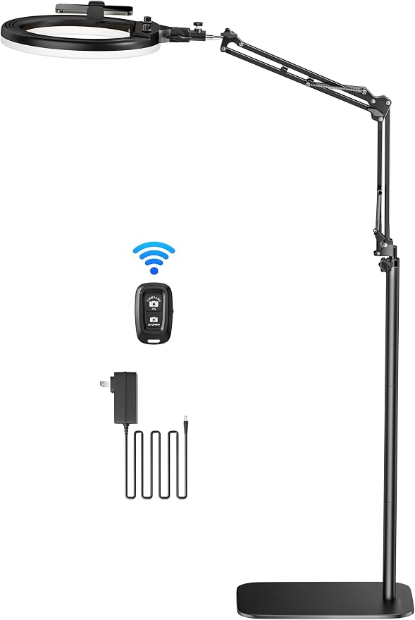 Ring Light Overhead Phone Mount, CRI Max 96 Professional by Unknown