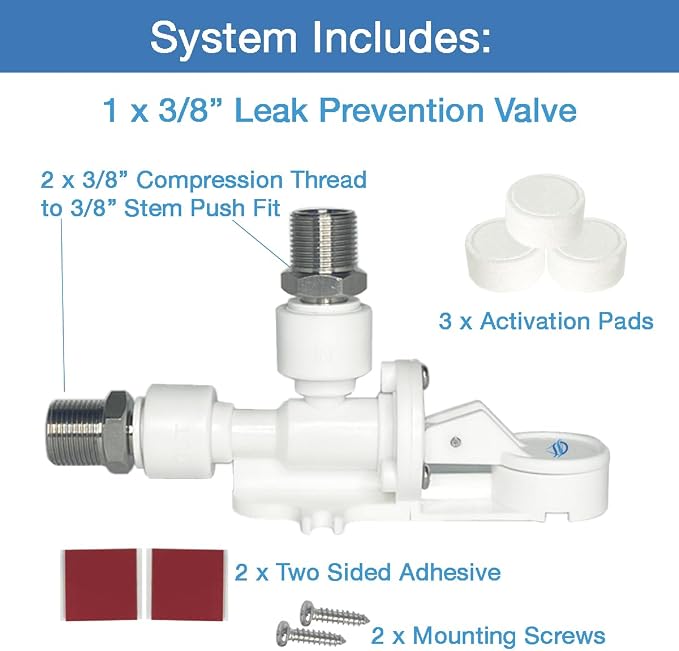 1/4", or High Flow Leak Stop Valve, Automatic Water Shut Off Valve, Leak - Image 3