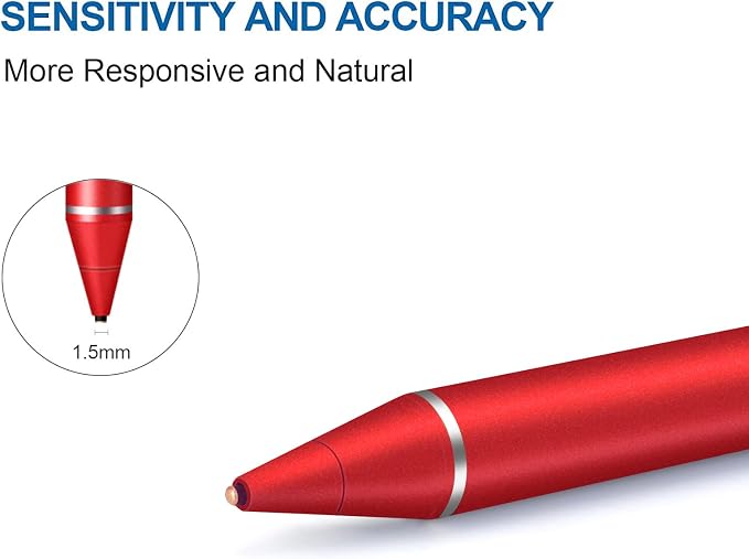 Active Stylus Pens for Touch Screens, Active Pencil Smart Digital Pens Fine - Image 3