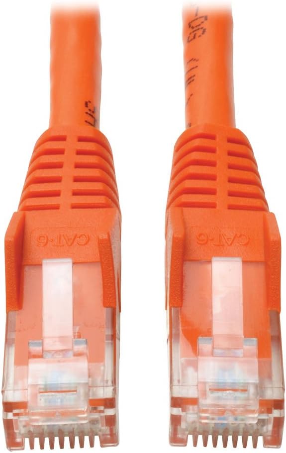 Tripp Lite Cat6 Gigabit Ethernet Snagless Molded Patch Cable 24 AWG 550MHz by TrippLite